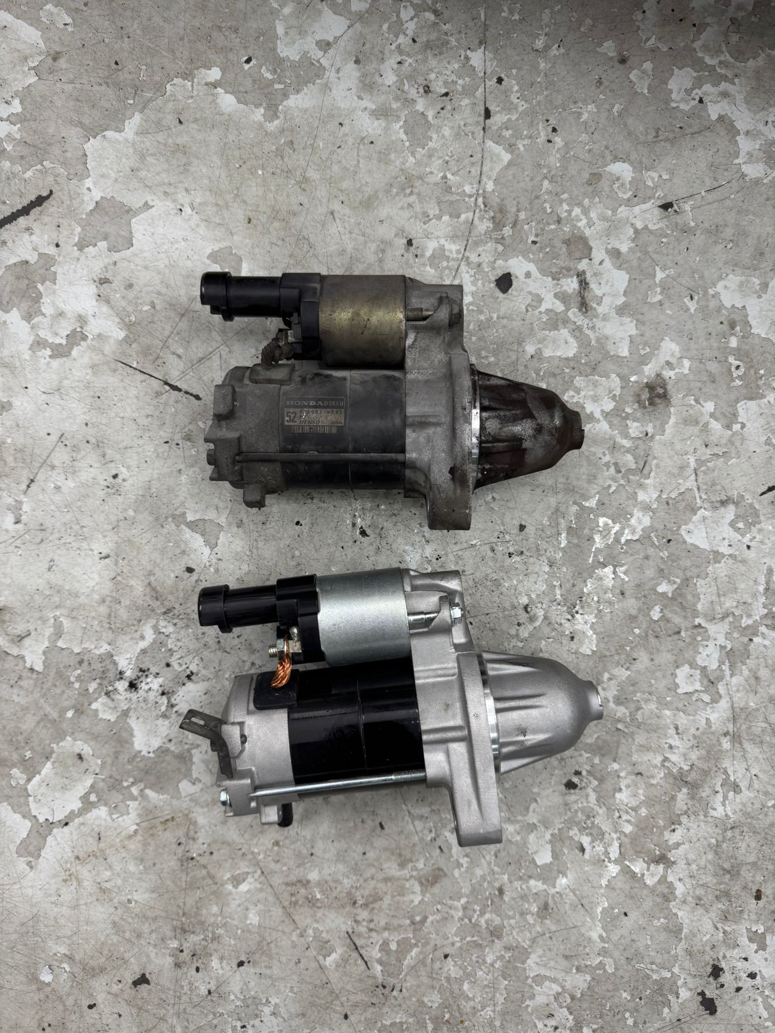 Type R Starter motor replacement